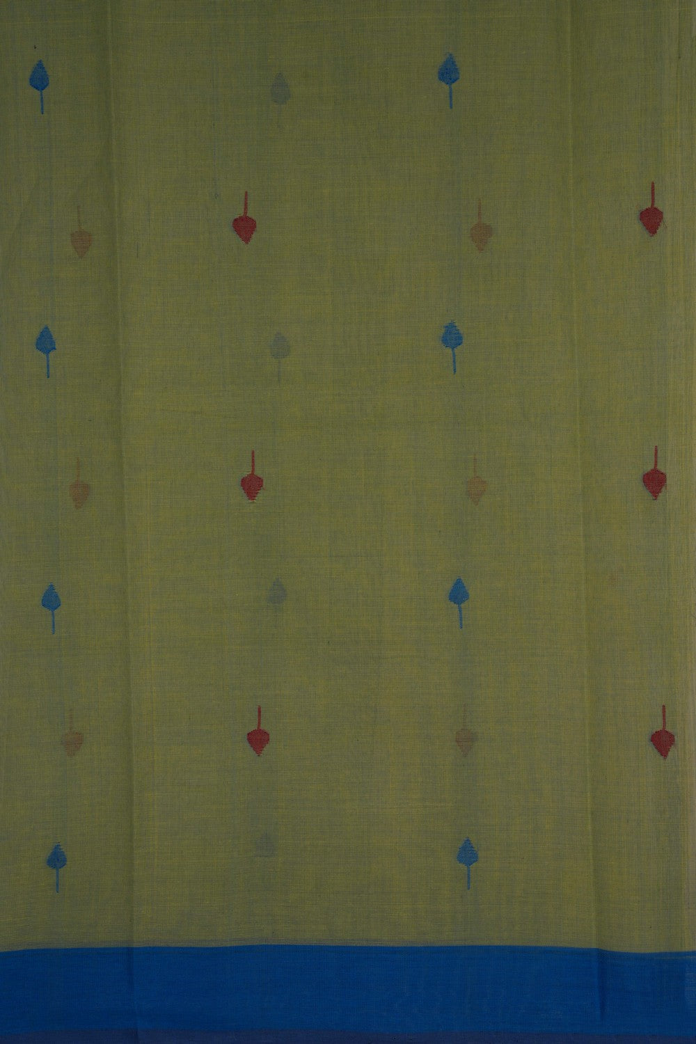 Image of South Cotton Mint Green Saree